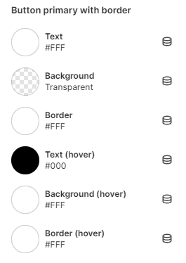 Button primary with border